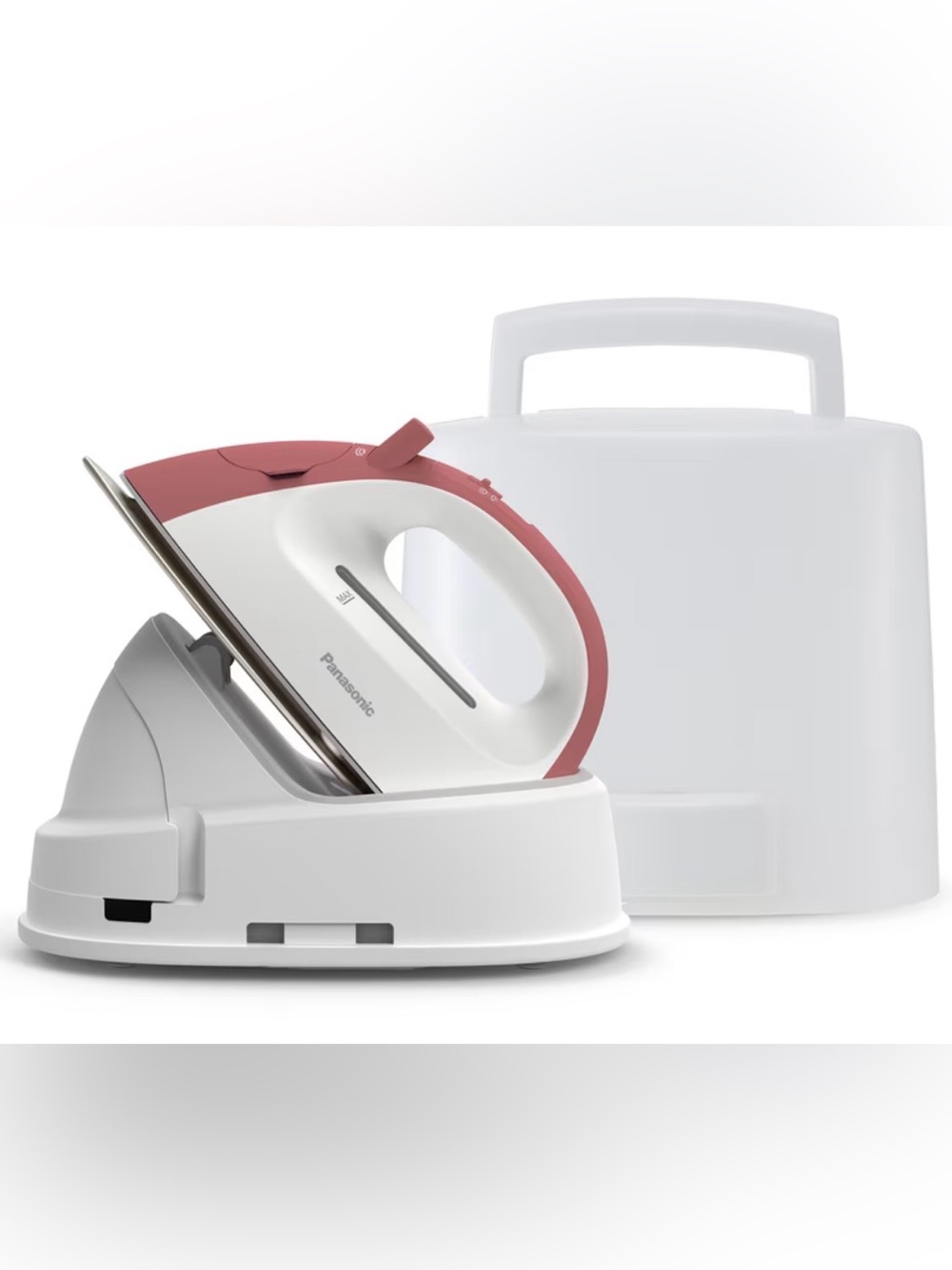 Panasonic Compact Cordless Steam Iron NI-QL300R Red 1400W New Open Box Complete
